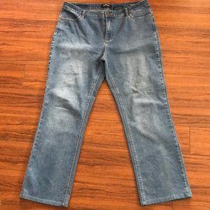 Buffalo Boulevard Mid Rise Straight Leg Stretch